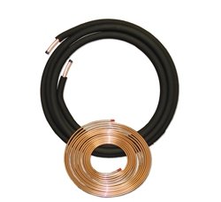 JMF 3/4" x 25' HVAC Plain End Copper Lineset Line Set