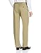 Haggar mens Premium No Iron Khaki Classic Fit Expandable Waist Flat Front Pant, British Khaki, 34x32