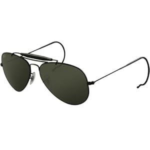 Ray Ban 3030 L950 Outdoorsman Aviator with Cable Temples Sunglasses