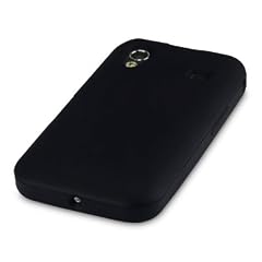 SAMSUNG GALAXY ACE S5830 SILIKON SKIN CASE SCHUTZH�LLE IN SCHWARZ
