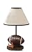 Set of 2 Table Lamps with Football Base