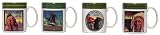 Artistically designed dinnerware Out West motif mugs 12 oz. Set/4