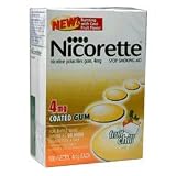 Nicorette Chewing Gum With Fruit Chill for Stop Smoking, 4 MG Kit - 100 ea