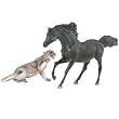 BREYER CLASSIC FLICKA WITH COUGAR SET