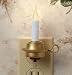LH FPC1250 Plug-In Night Light Candle -Brass