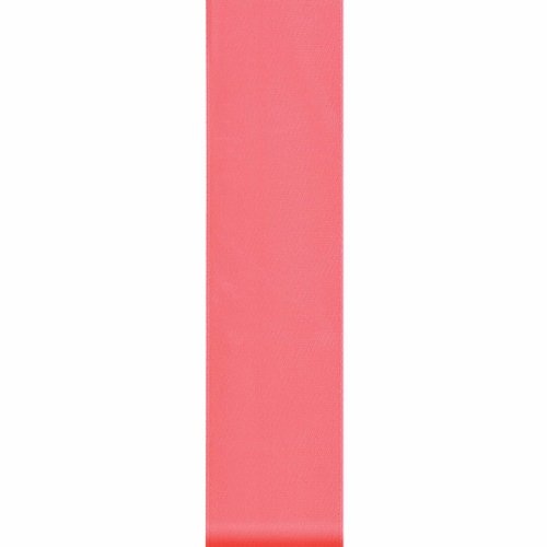 Offray Single Face Satin Craft Ribbon, 3/8-Inch x 18-Feet, Coral Rose