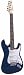 J. Reynolds JR6TBL Double Cutaway Electric Guitar, Transparent Blue