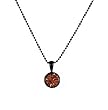 Necklace - N173 - Swarovski (tm) Crystal Drop (10mm / 3/8") ~ Lt. Colorado Topaz (Gold)