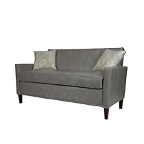 Big Sale angelo:HOME Sutton Sofa Renu Leather Vintage Dove Gray