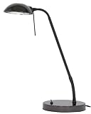 Metis Desk Lamp, Black Chrome Finish