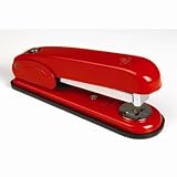 Delta- D103 Stainless Steel Commercial Desk Automatic Stapler, 30 Sheet Capacity (Red)
