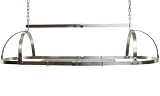 Advantage Components SPR1001 Adjustable Oval Pot Rack, Stainless Steel