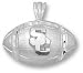 USC Trojans Solid Sterling Silver ''SC'' Football 1/4'' Pendant