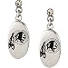Stainless Steel Washington Redskins Logo Dangle Earrings
