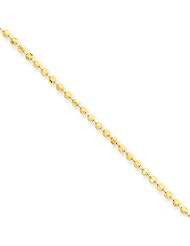 14k Yellow Gold 30in 1.9mm D/C Ball Necklace Chain. Metal Wt- 9.44g