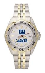 New York Giants Mens All Star Stainless Steel Bracelet Watch