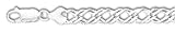 Sterling Silver 20 Inch X 6.0 mm Rombo Chain Necklace - B0006HAIY0
