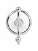Liberty #112657 CHR/WHT Double Robe Hook
