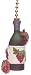 WINE BOTTLE Ceiling Fan Pull light chain kitchen themed home decor