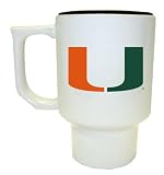 NCAA University of Miami 17-Ounce Classic Series Ceramic Travel Mug