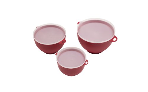 GC Tools and Gadgets 6-Piece Bowl Set, Deluxe Plastic with Covers