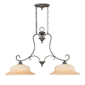 Regency Island Pendant in Colonial Bronze by Thomas Lighting