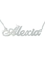Sterling Silver Personalized Name Necklace - Custom Made Any Name