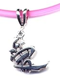 13' Pink Love Symbol Necklace Sterling Silver Jewelry