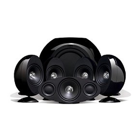 KEF KHT3005BL (SE) 5.1 Home Theater Speaker System (Gloss Black)