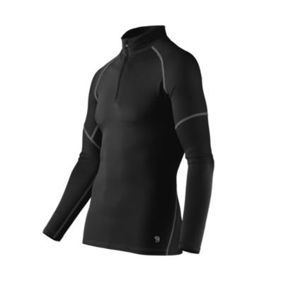 Mountain Hardwear Advance Lightweight Zip Top - Mens Black, XL