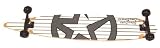 STARLITE PINSTRIPE Pintail Longboard KRYPTONICS Wheels