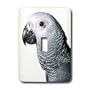 Birds - African Grey Parrot - Light Switch Covers - single toggle switch