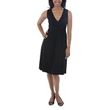 Merona® Petites Faux Wrap Knit Dress - Ebony