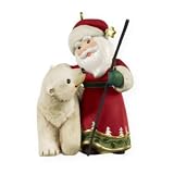 A Visit From Santa 1st in Series 2009 Hallmark Ornament