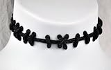 Black Stitch Choker Goth Horror Frankenstein Surgical