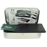 T1 Business Card w/Black ID Wallet, Smoke Translucent