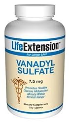Vanadyl Sulfate 7.5 mg - 100 - Tablet