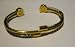 Cuff Magnetic Arthritis Twist Rope Golf Bracelet with Gold and Silver Tone