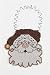 Santa Face Counted Cross Stitch Wizzer Ornament Kit