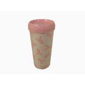 16oz. Breast Cancer Awareness Insulated Travel Coffee Mug by Pink Stuff