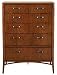 Brock Contemporary Wood Bedroom Furniture Set: Brock Contemporary 6 Drawer Chest