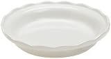 Kitchen Supply Scalloped Ceramic Pie Plate