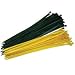 (Price/PAC)MID-AMERICA SALES Poly-Cap Green 18 Tie Wraps 100/pack