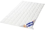 PRO SLEEP - 975.98.002 SOMMER Daunendecke 8x10 Karos / 155x220 cm / 380 gr.