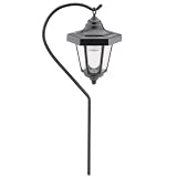 Malibu Solar Plastic Carriage Landscape Light with Amber LED, Black #LZ4H