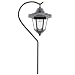 Malibu Solar Plastic Carriage Landscape Light with Amber LED, Black #LZ4H