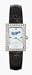Los Angeles Dodgers Ladies Allure Black Leather Strap Watch
