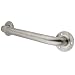 Kingston Brass GB1412ET Exposed Flange Textured ADA 12-Inch Grab Bar with 1.25-Inch Outer Diameter, Stainless Steel