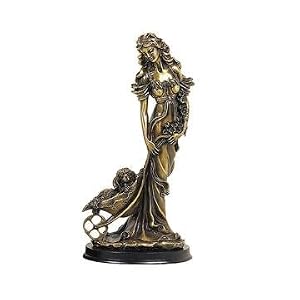 decorative items, brass statue, brass women statue, nude women, women pulling cart statue, attractive woman statue, decorative brass statue, medium size brass statue