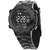 Adidas #ADH1769 All Black Wooster Chronograph Alarm Digital Watch